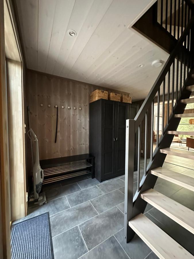 Modern Northern Lights Cabin Drangedal Exterior foto