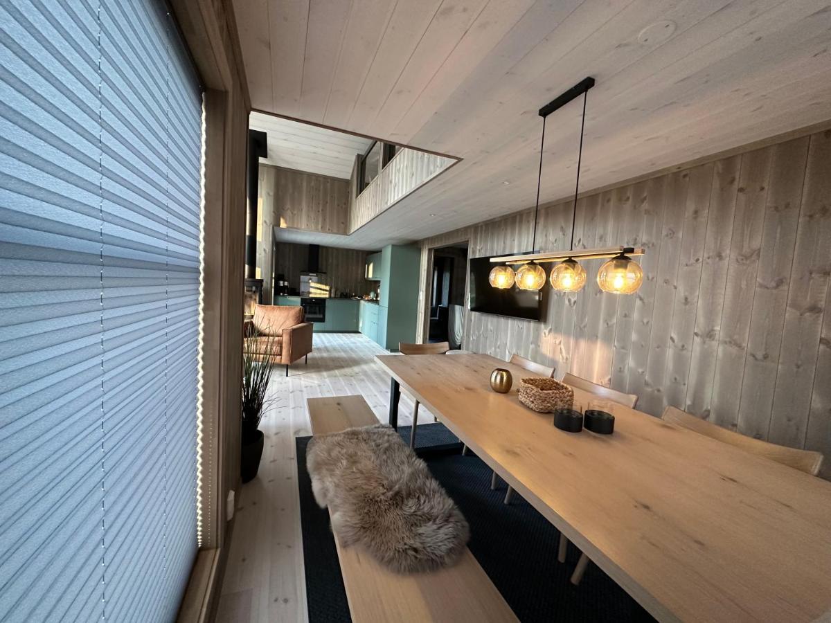 Modern Northern Lights Cabin Drangedal Exterior foto