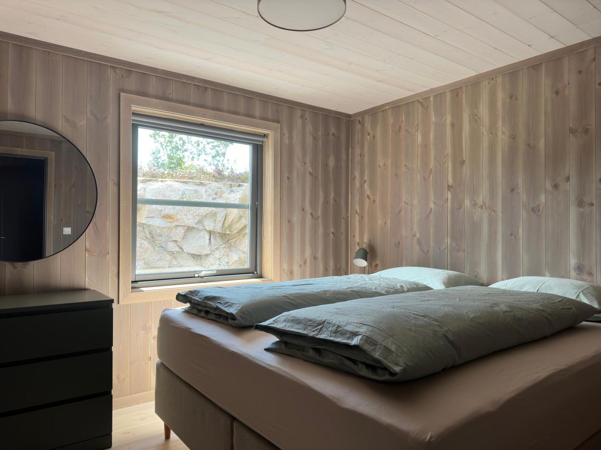 Modern Northern Lights Cabin Drangedal Exterior foto