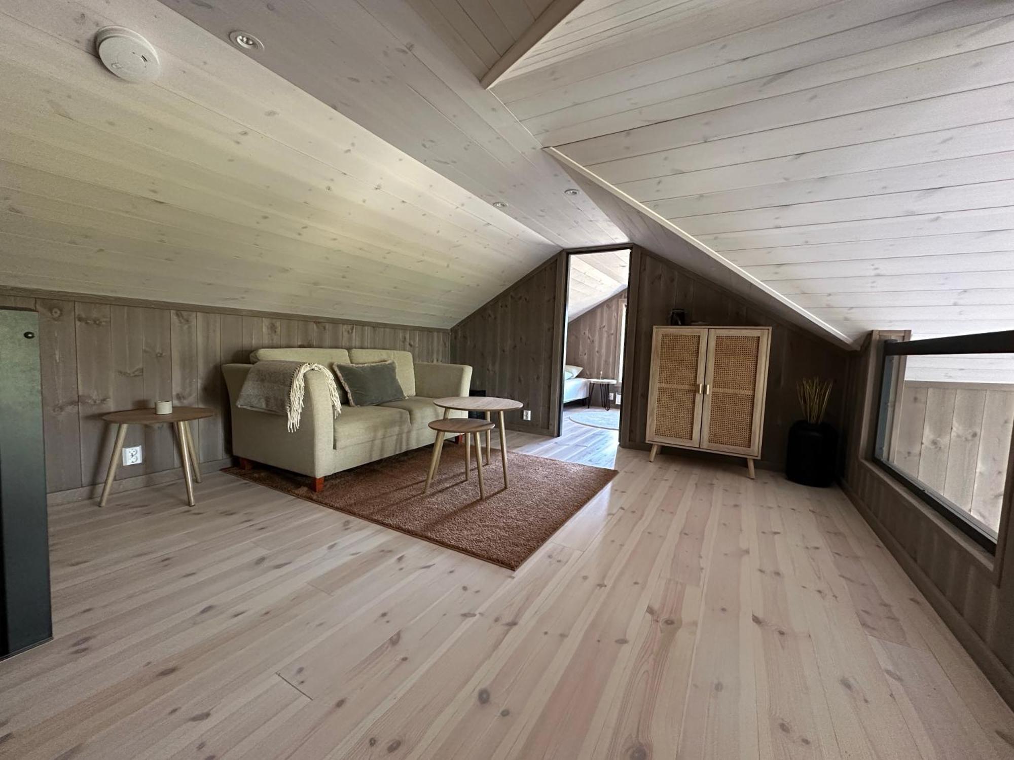 Modern Northern Lights Cabin Drangedal Exterior foto