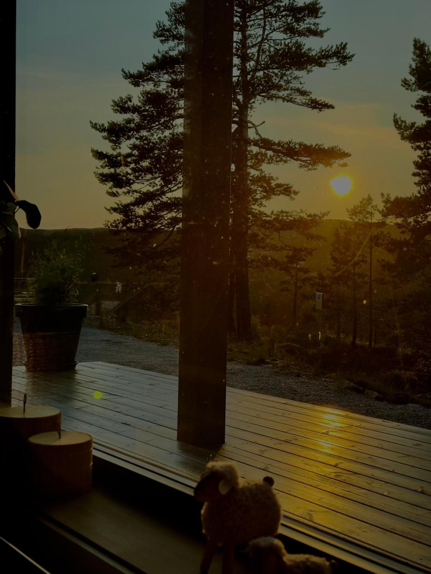 Modern Northern Lights Cabin Drangedal Exterior foto